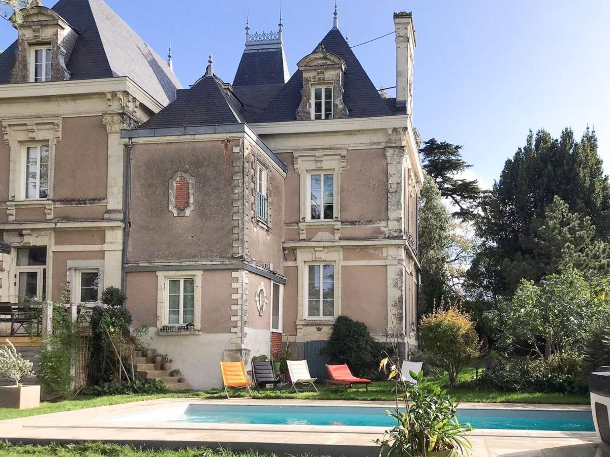 Maison De Maitre Avec Piscine Et Jardin - Coeur Des Coteaux Du Layon, Proche Angers Et Saumur - Fr-1-622-55 Bed & Breakfast Faye-d'Anjou Ngoại thất bức ảnh